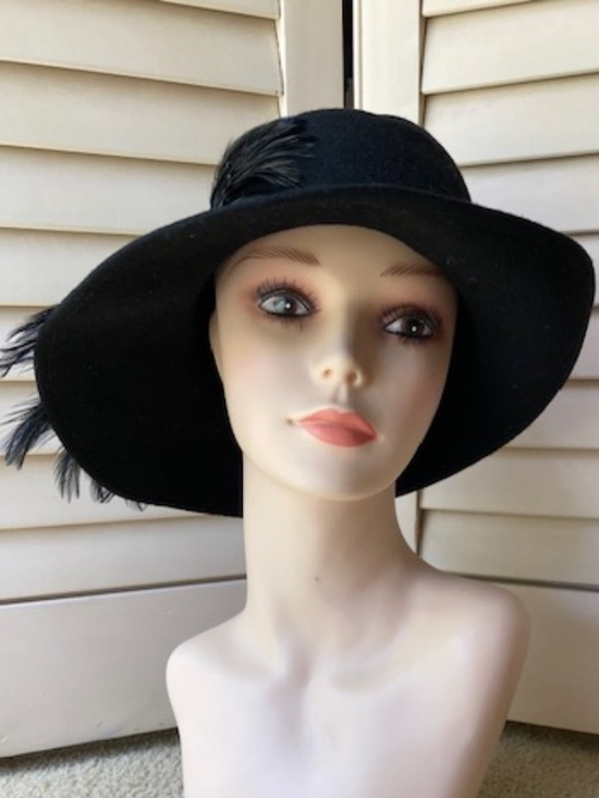 Lancaster Black Wool Felt Hat main image 16